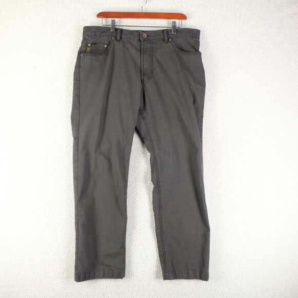 Brax Jeans Mens 34X29 Gray Straight Leg Lightweight Stretch Performance - Picture 1 of 9